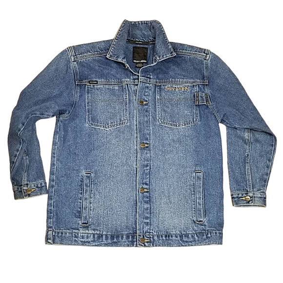 Sean John Jackets & Blazers - Sean John VTG Women's Denim Jean Jacket SZ L Button front Med Wash